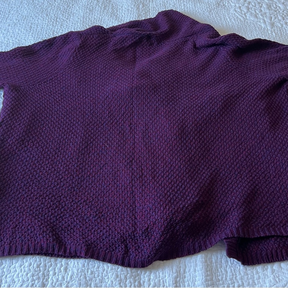 Elegant Plum cardigan Sweater